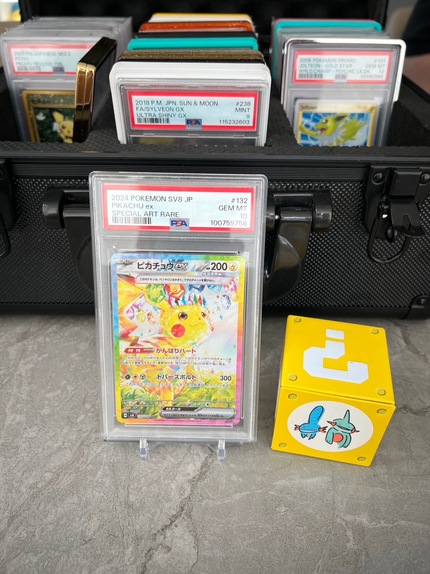 PSA 10 - Pikachu ex Special Art Rare #132