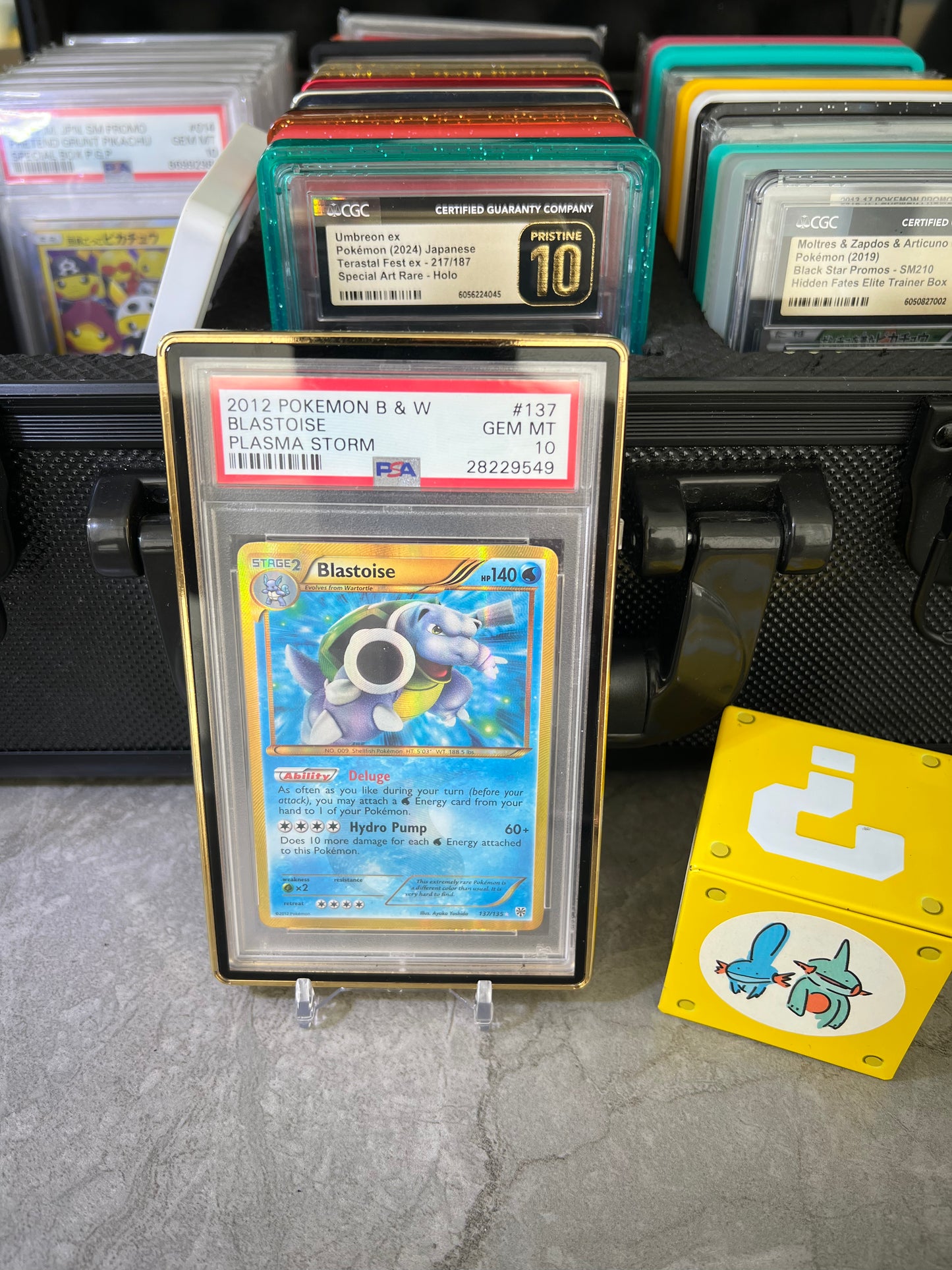 PSA 10 – Blastoise 2012 Pokémon Black & White Plasma Storm #137