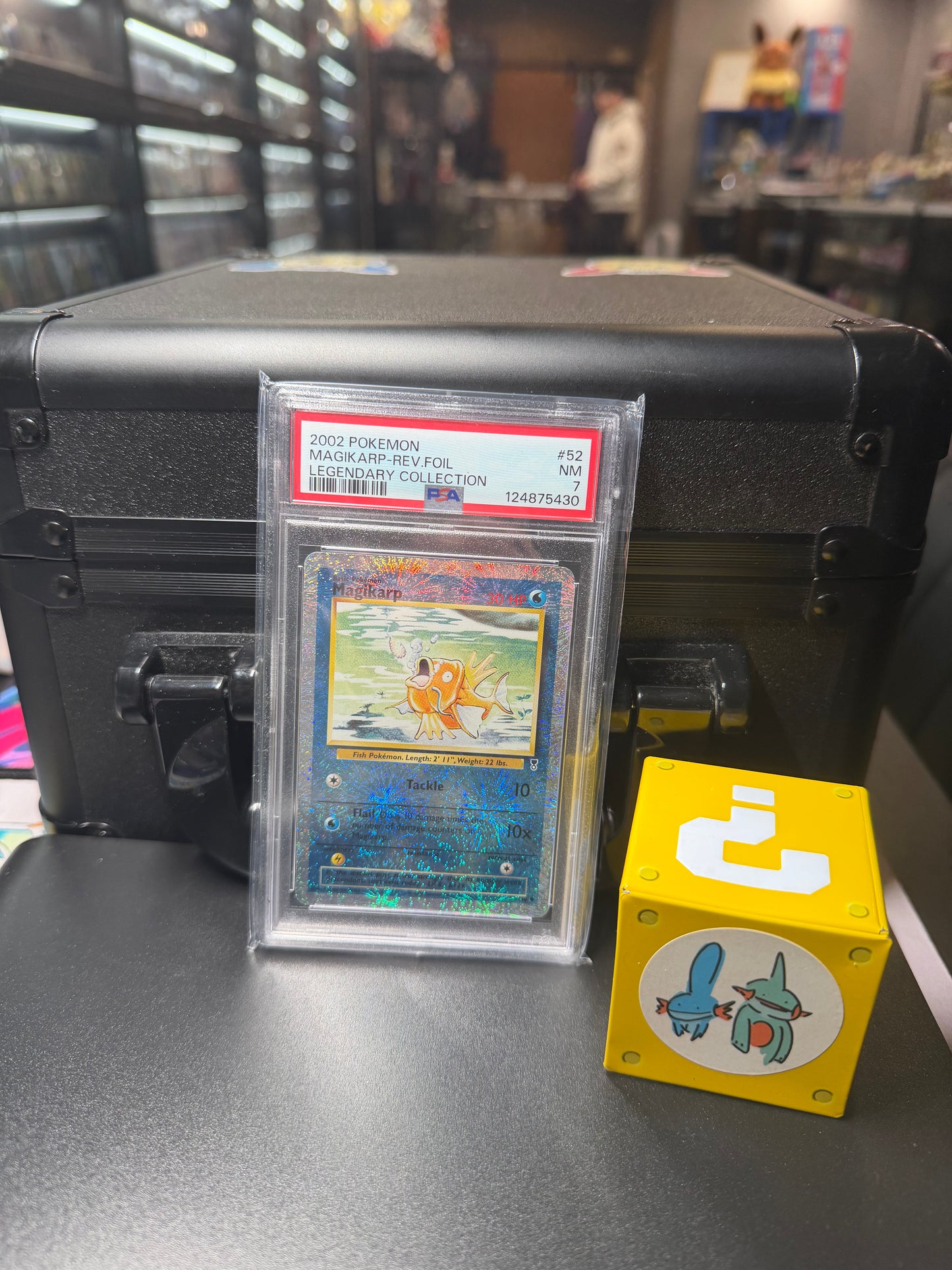 PSA 7 – Magikarp 2002 Pokémon Legendary Collection Reverse Foil #52