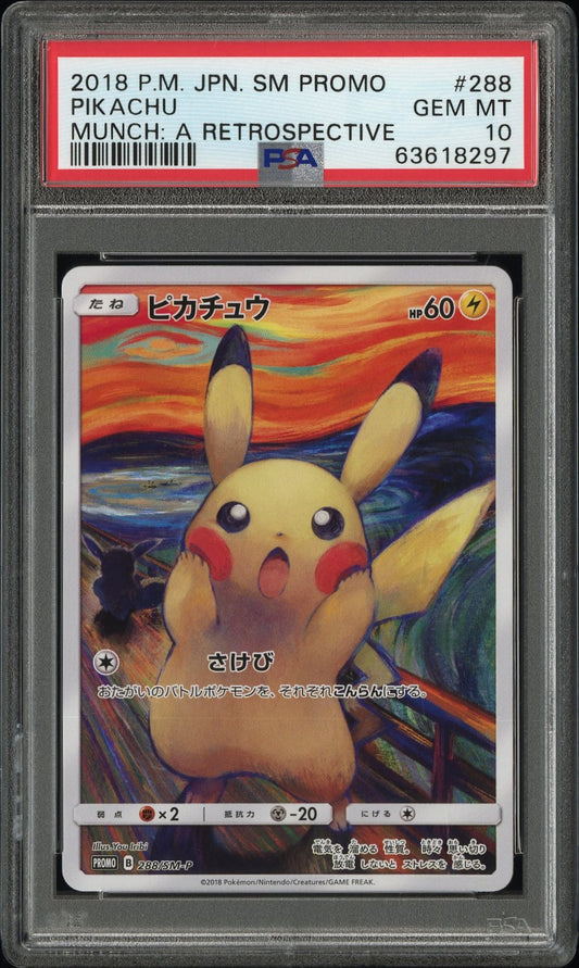 PSA 10 – Pikachu Munch 2018 Pokémon Japanese SM Promo #288 Pikachu Munch: A Retrospective