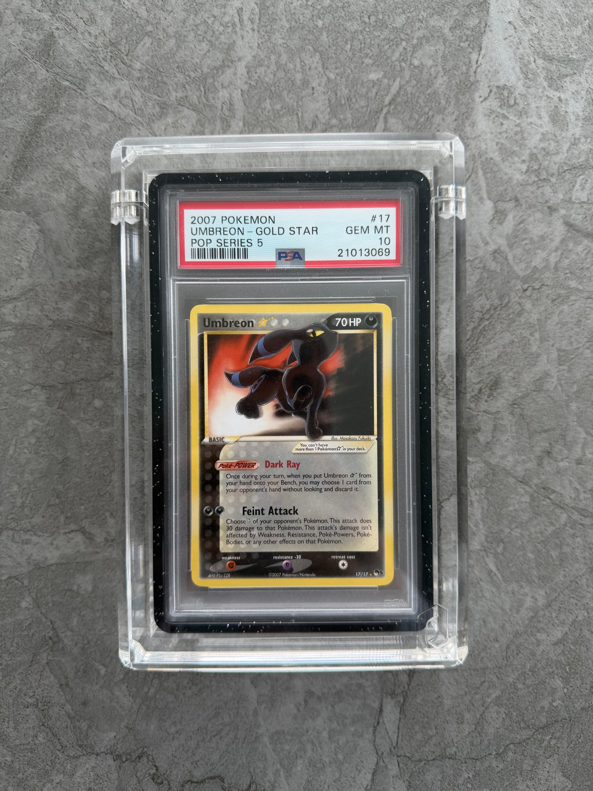 Umbreon Gold Star PSA 10
