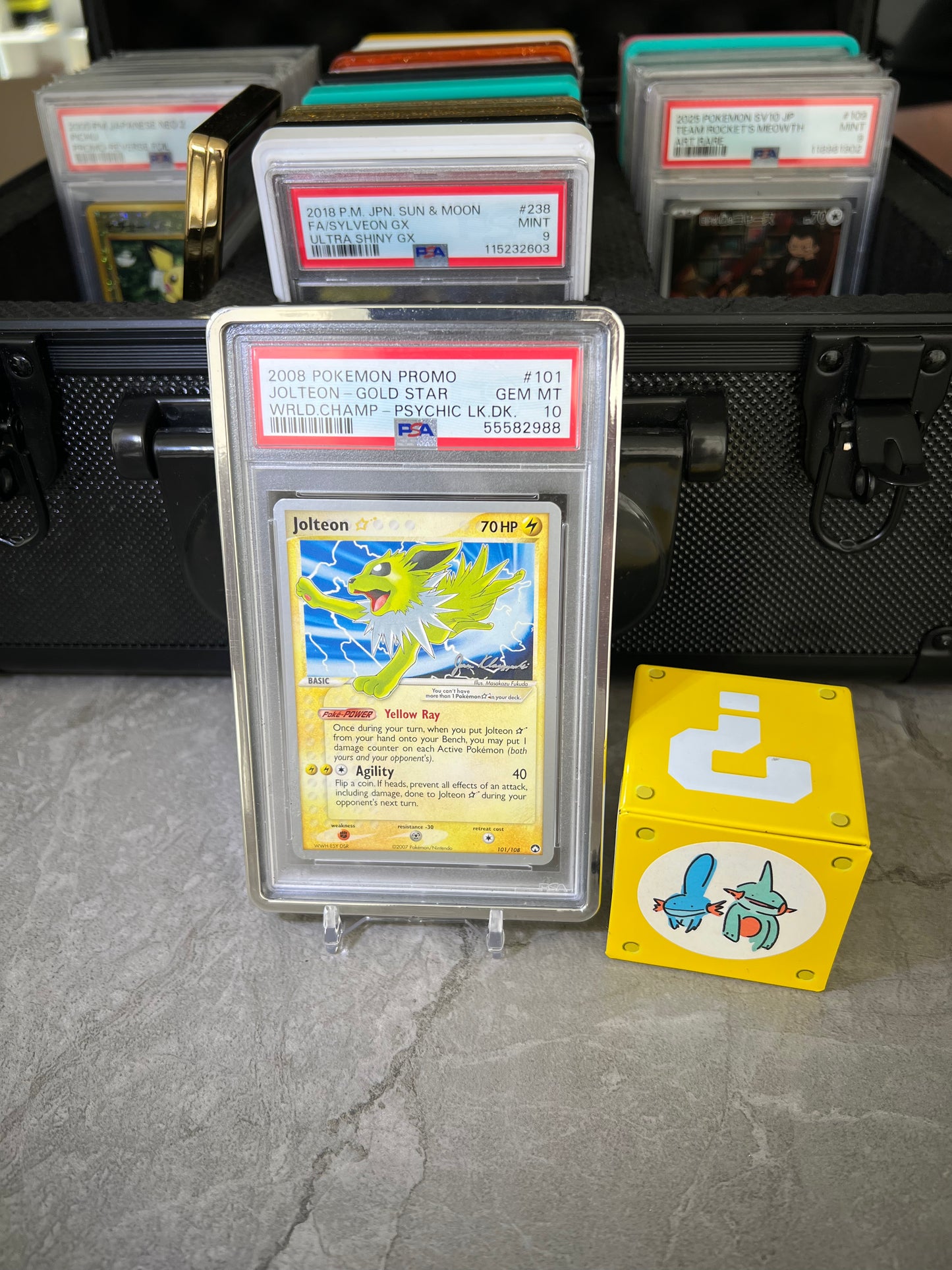 PSA 10 - Jolteon Gold Star World Championships #101 PSA 10 GEM MINT