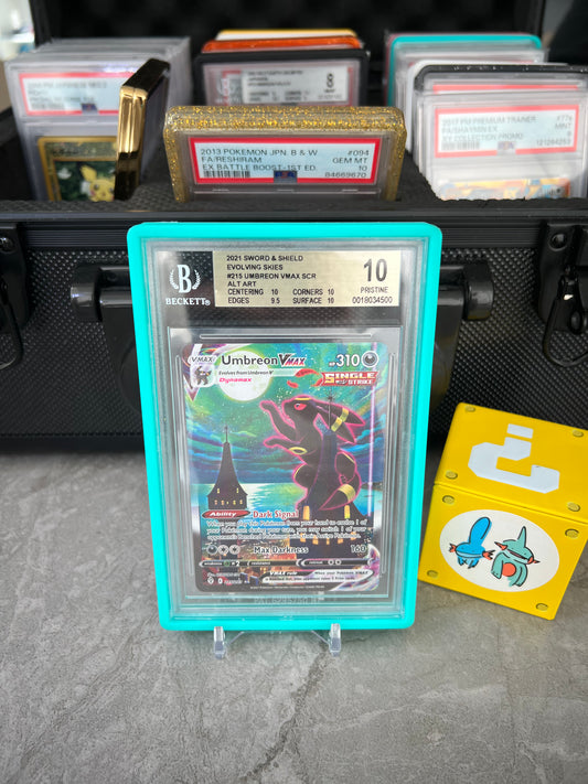 BGS 10 – Umbreon VMAX 2021 Pokémon Sword & Shield Evolving Skies #215 FA/Umbreon VMAX Alt Art