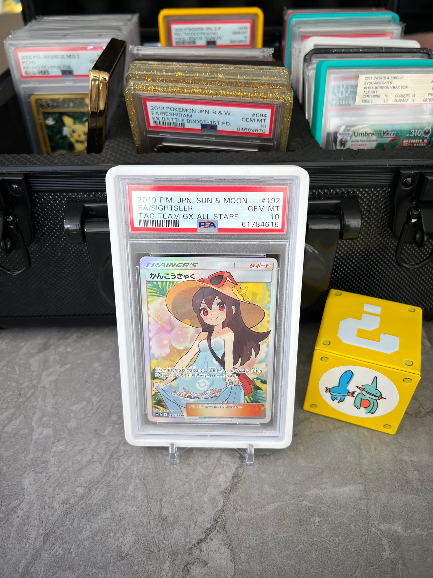 PSA 10 – Sightseer 2019 Pokémon Japanese Sun & Moon Tag Team GX All Stars #192 FA/Trainer